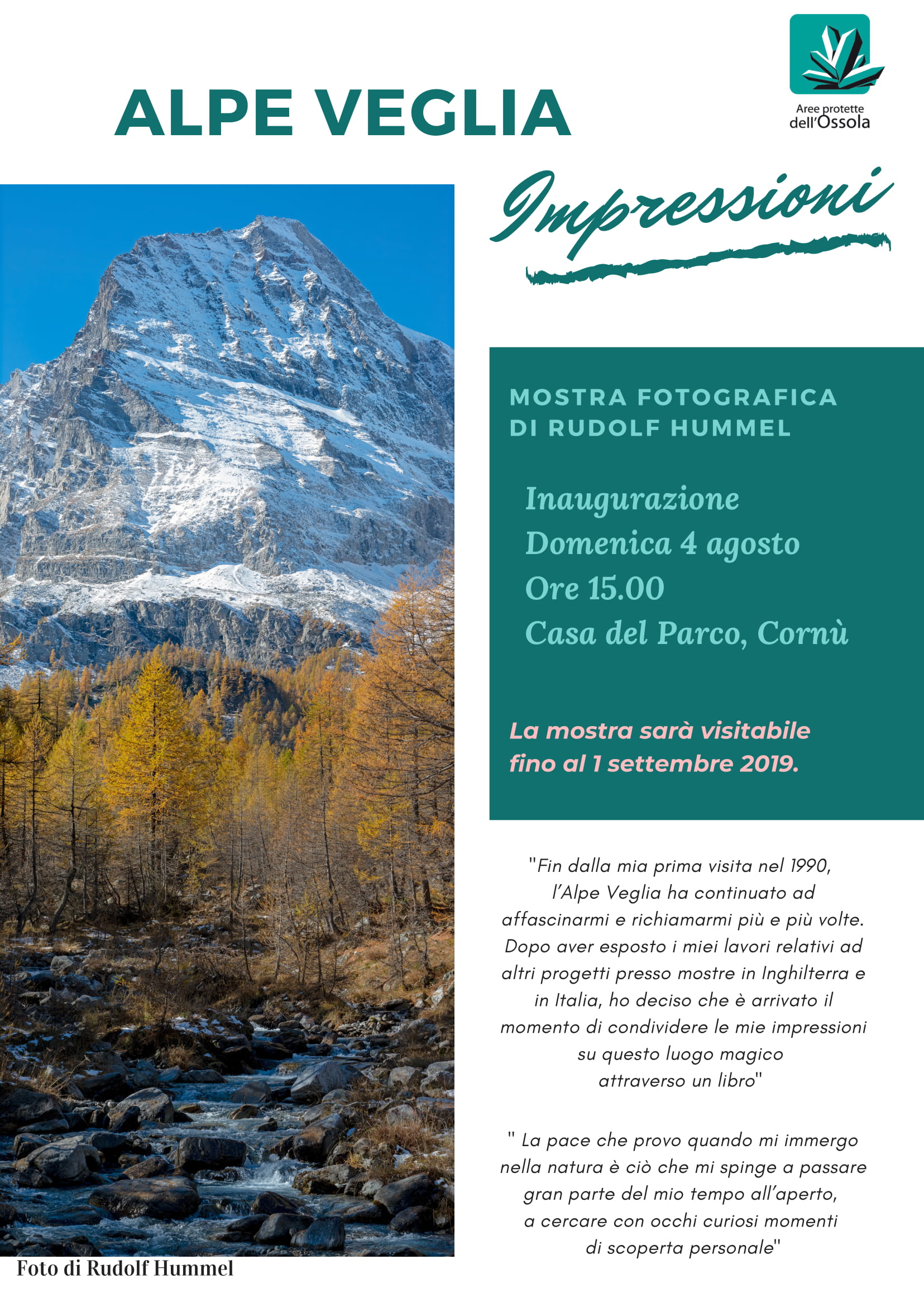 Mostra fotografica "Alpe Veglia - Impressioni"